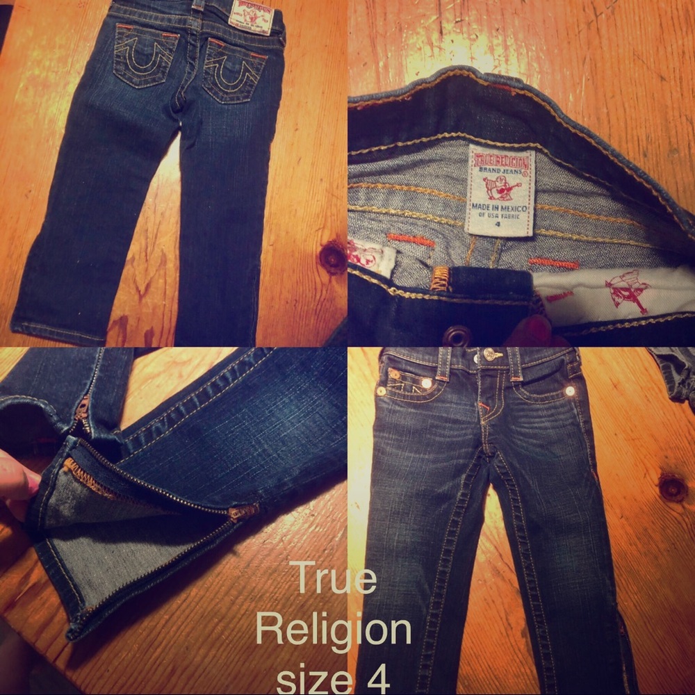 True Religion Girls Jeans Size 4T